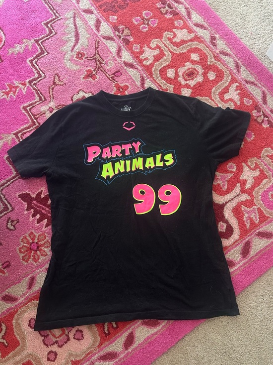 Evoshield Other - Party Animals Graphic Tee - Black with Neon Print